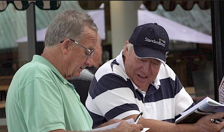 Green with Lincoln Farms’ boss John Street at the sales - “he was the catalyst for all this.”