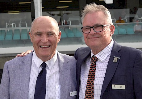 Two of the partners in Lincoln Lou, ATC stewards Phil Kelly, left, and David Turner.